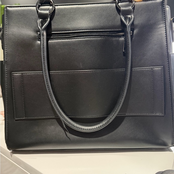 Glass Ladder Everly Quilted Work Tote Black - Picture 4 of 8